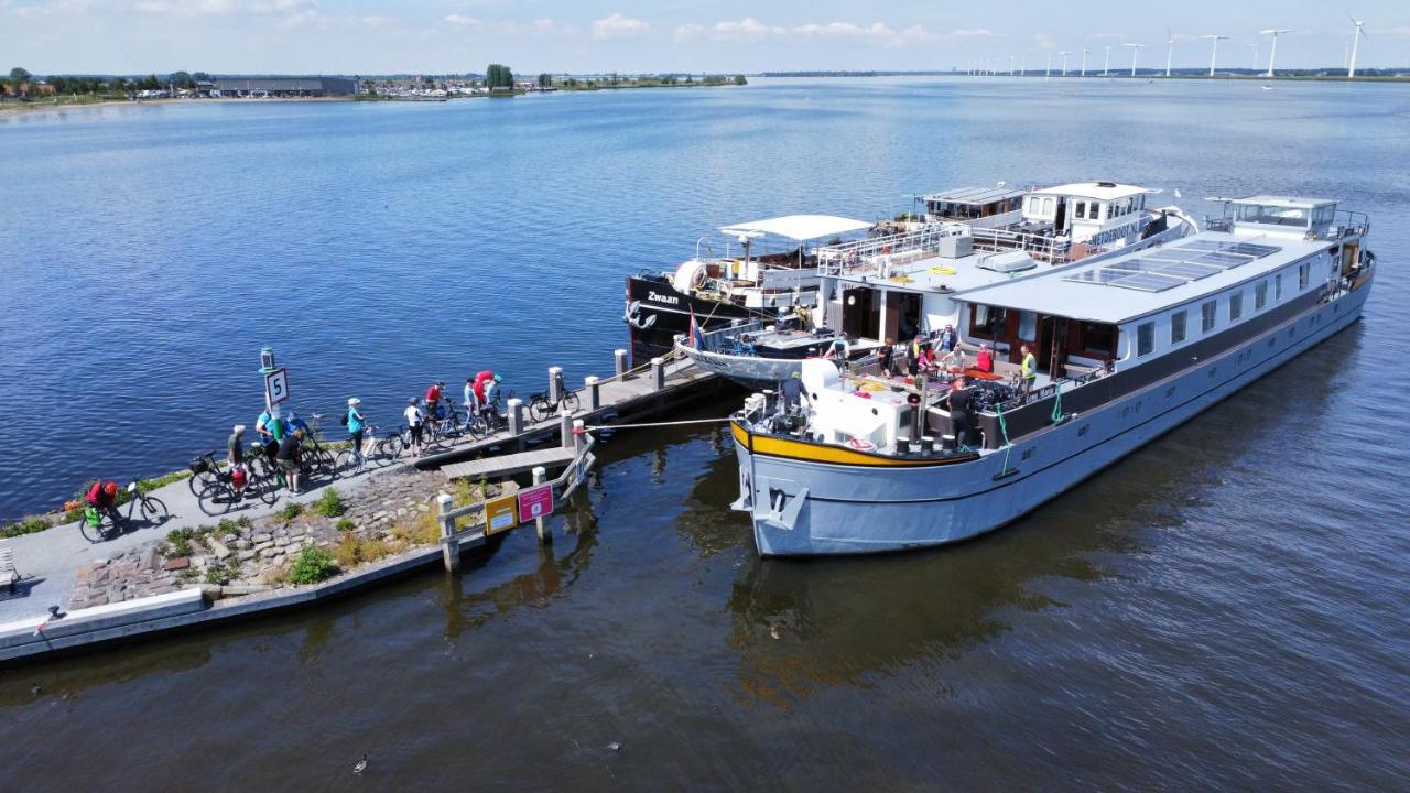 Unique Hotelboat Botel Lena Maria Amsterdam Exteriör bild